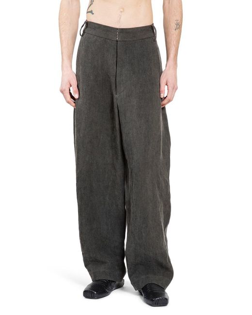 Uma Wang Black Trousers for men