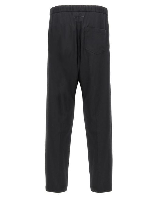 MM6 by Maison Margiela Black Wool Pants for men