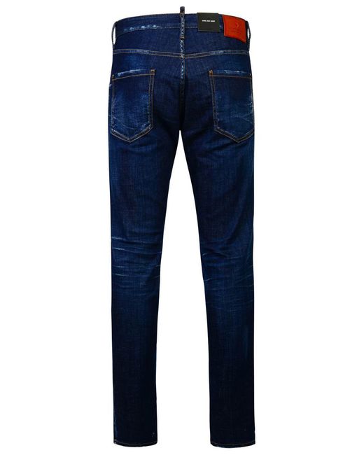DSquared² Cool Guy Blue Cotton Jeans for men
