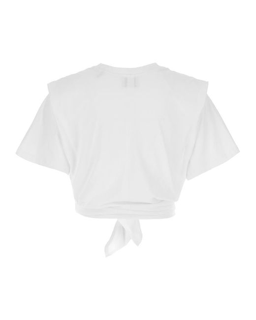 Isabel Marant Zeli Midi T-shirt White