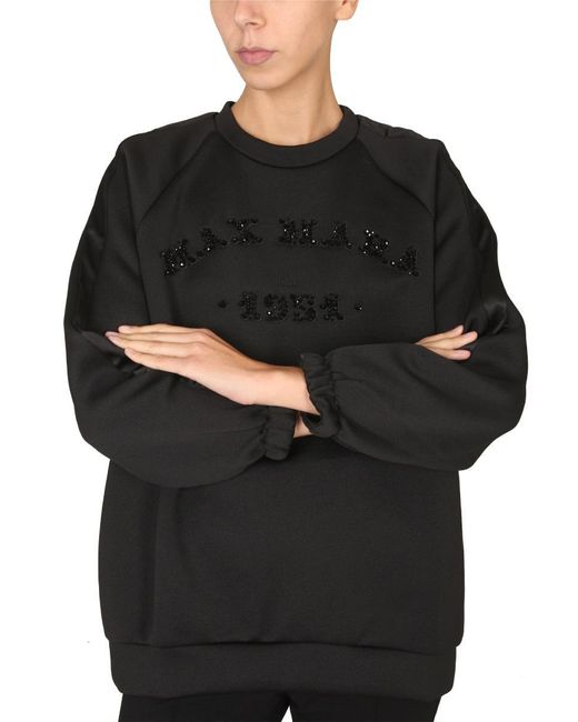 Max Mara Black "Bratto" Sweatshirt