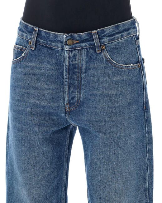 DARKPARK Blue Liz Cropped Denim Jeans