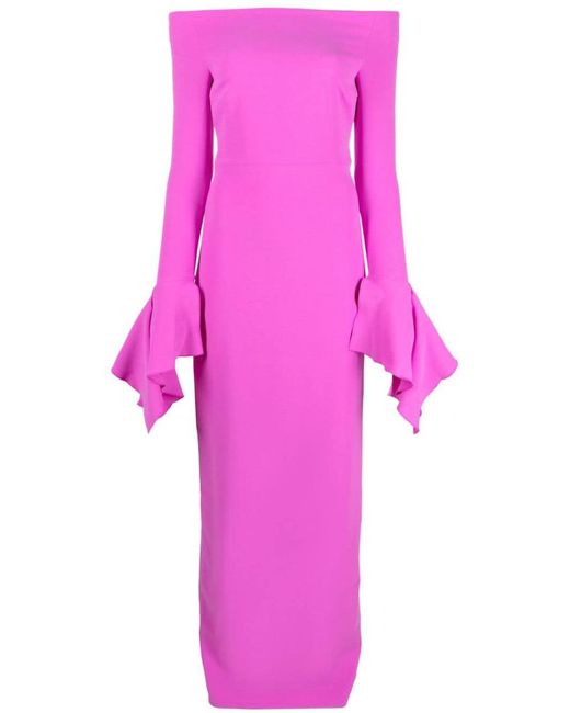 Solace London Pink Amalie Maxi Dress