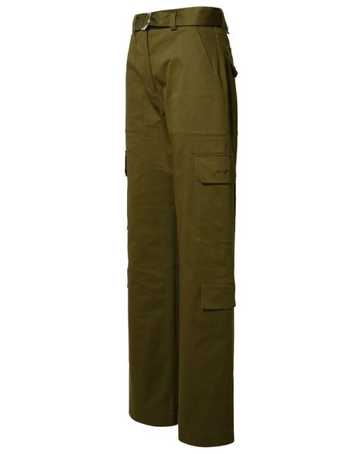 MSGM Green Cargo Pants