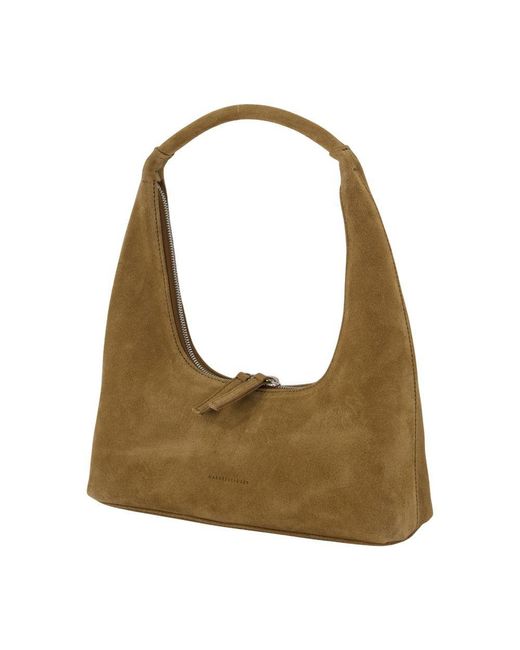 MARGE SHERWOOD Brown Hobo Shoulder Bag