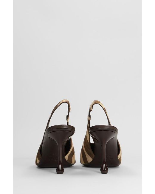 Jimmy Choo Brown Isa 80 Pumps