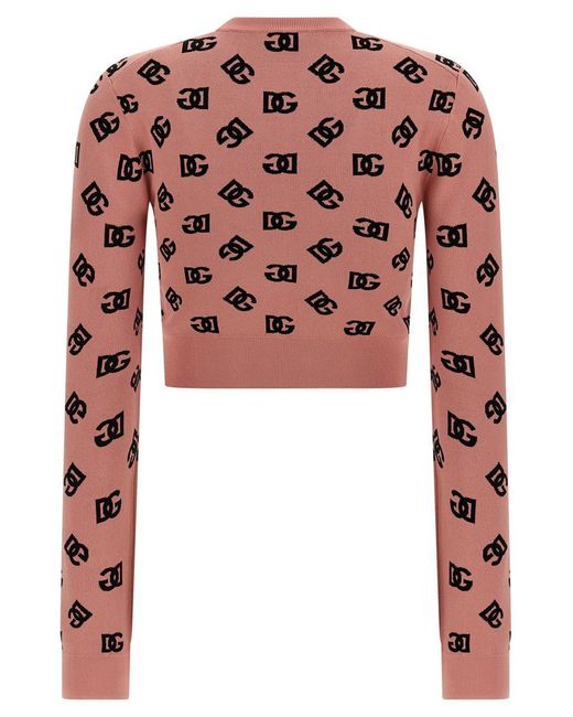 Dolce & Gabbana Pink Dg Jersey