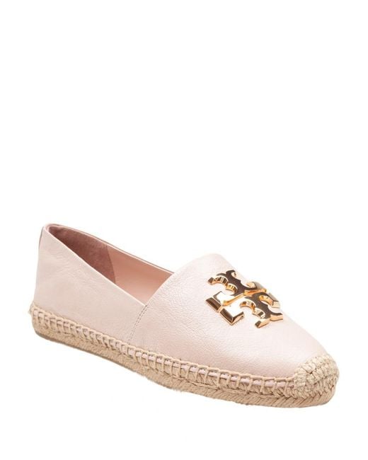 Tory Burch Pink Soft Leather Espadrilles