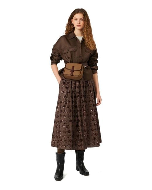 Weekend by Maxmara Brown Tembra Skirt