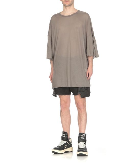 Rick Owens Gray T-Shirts And Polos for men