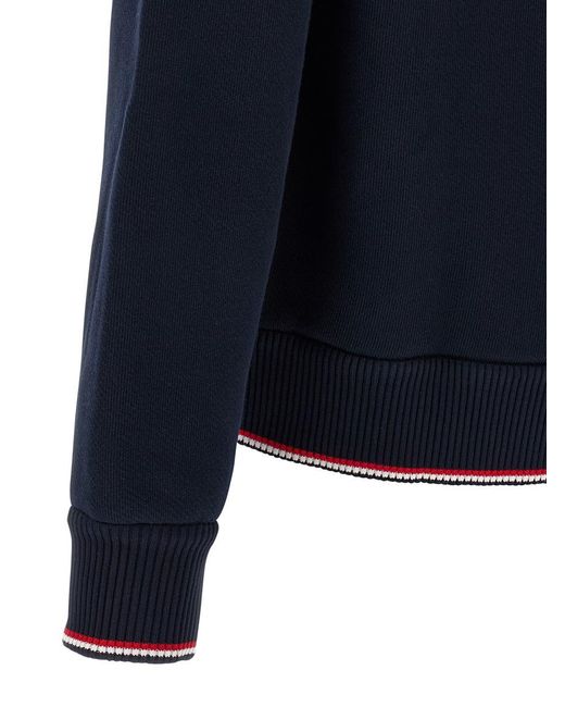 Thom Browne Blue Rwb Piping Sweatshirt for men