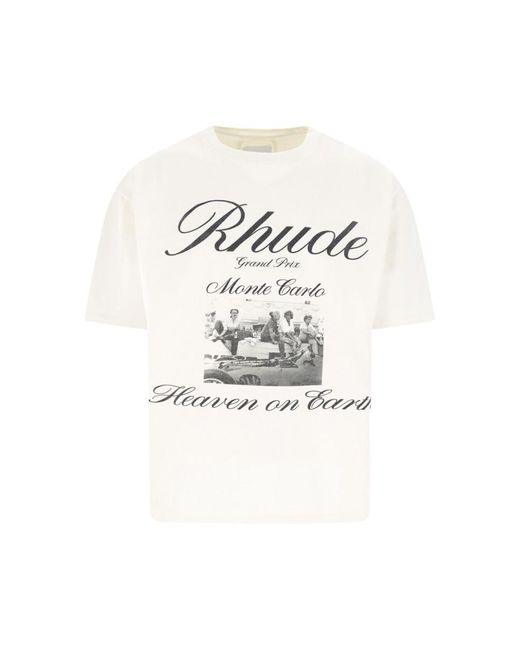 Rhude White T-Shirts And Polos for men