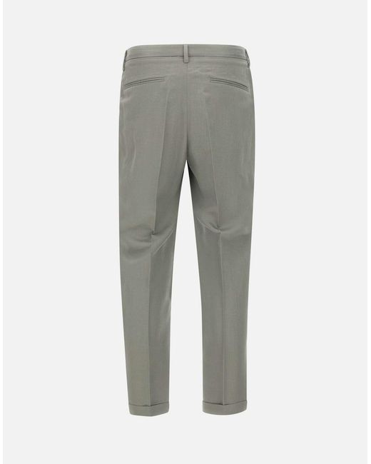 Devore Gray Trousers for men