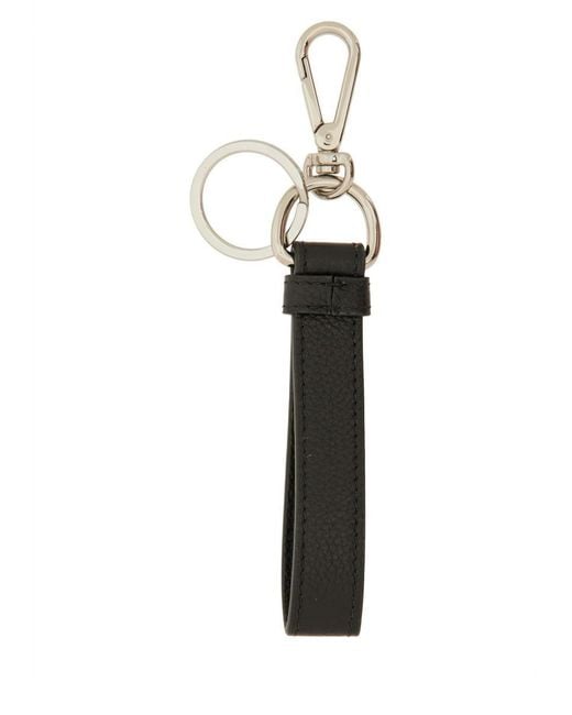 Marni White Keychain With " Mending" Embroidery for men