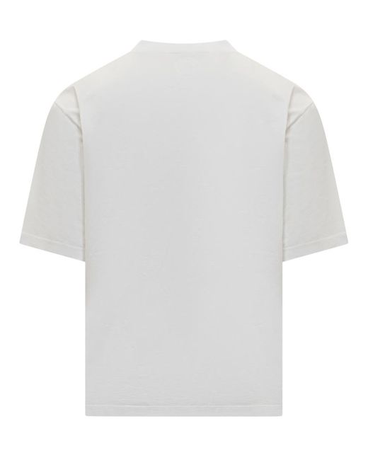 DSquared² White T-shirt With Printed Pattern for men