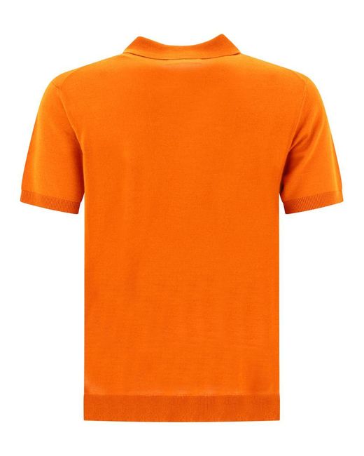 NN07 Orange "Thor" Polo Shirt for men