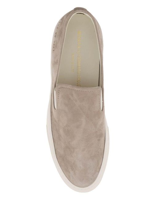 Common Projects Brown Slip On Sneakers