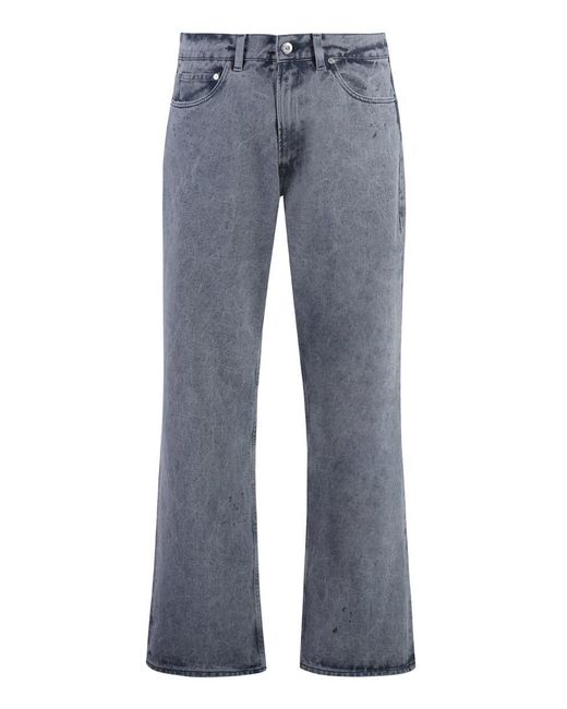 Our Legacy Blue 5-pocket Straight-leg Jeans for men