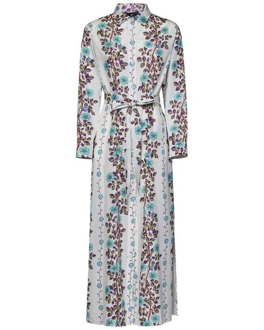 Etro Gray Printed Cover-Up Tunic