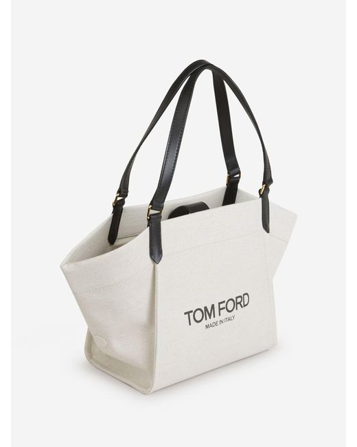 Tom Ford White M Amalfi Tote Bag