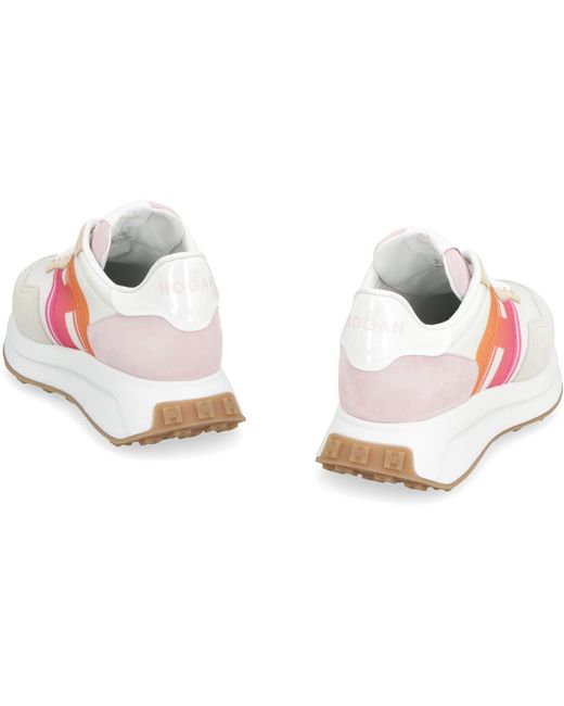 Hogan Pink H641 Low-top Sneakers