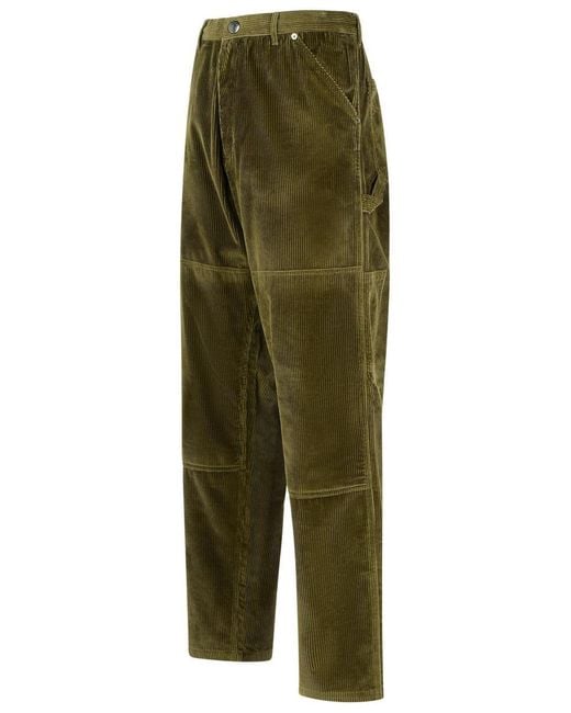 Moncler Green Cotton Pants for men