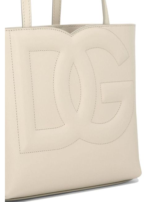 Dolce & Gabbana Natural Tote Bag With Logo