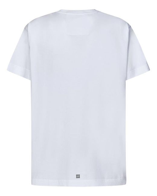 Givenchy White Archetype T-Shirt for men