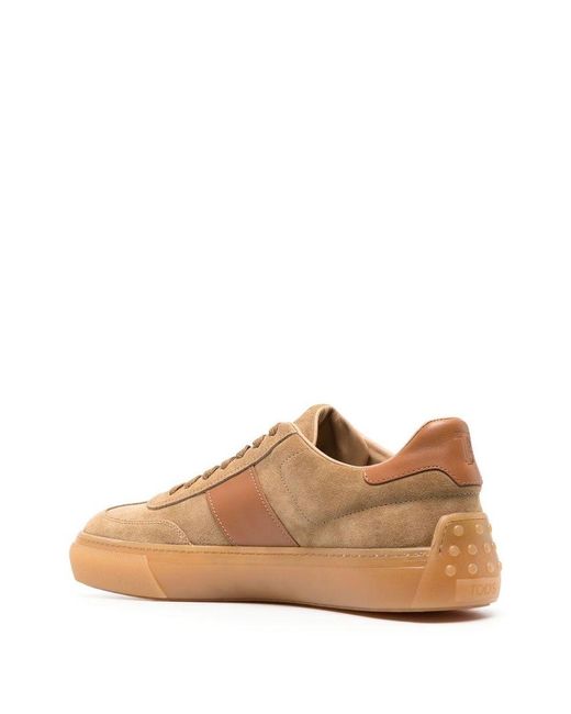 Tod's Brown Low-top Casual Suede Sneakers for men