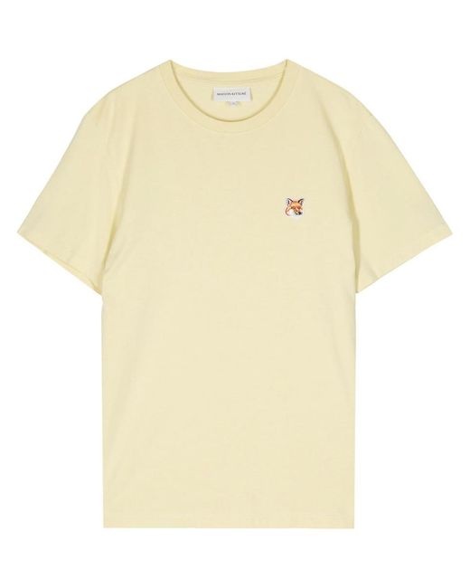 Maison Kitsuné Yellow Fox Head T-Shirt