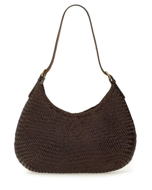 Dragon Diffusion Brown Half Moon Bag