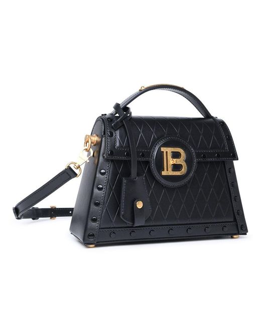 Balmain Black Paris B-buzz Dynasty Handbag