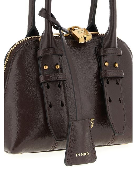 Pinko Black 'bowling Mini' Handbag