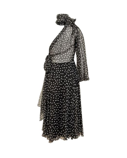 Dolce & Gabbana Black Longuette Dress