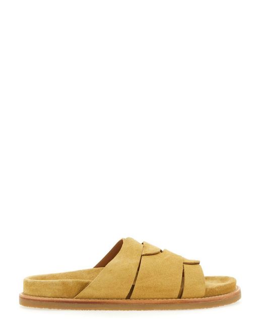 Buttero Yellow Slipping Sandal for men