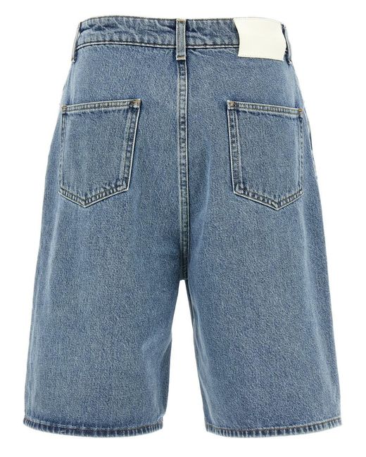 Loulou de Saison Blue 'Isu' Bermuda Shorts