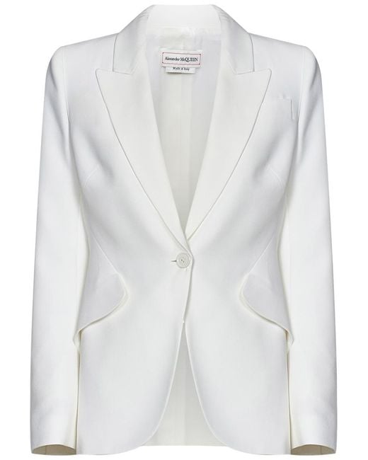 Alexander McQueen White Suit