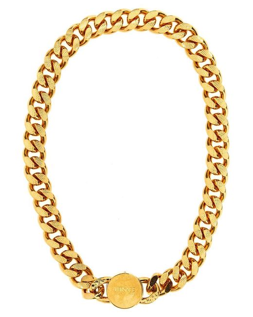 Versace Metallic 'Medusa' Necklace for men