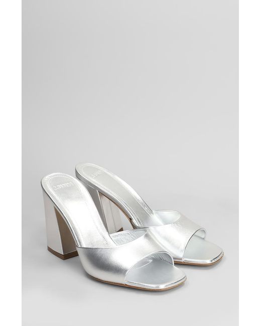 3Juin White Sasha 090 Slipper-mule