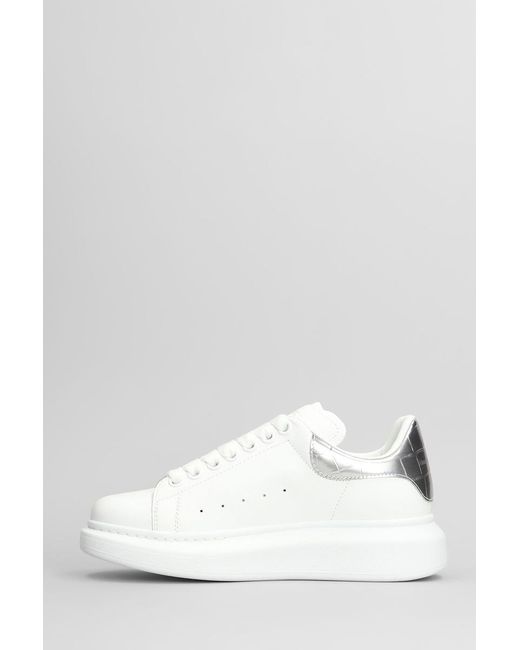 Alexander McQueen White Oversize Sneak Sneakers
