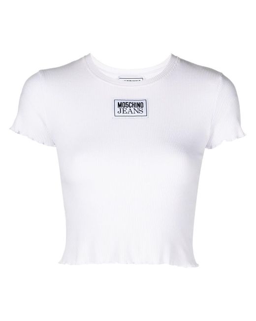 Moschino Jeans Shirt in White | Lyst