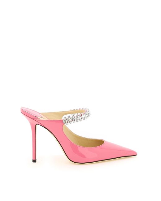 jimmy choo crystal mules