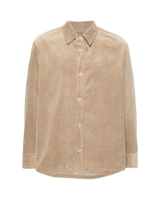 A.P.C. Natural Neutrals Shirts for men