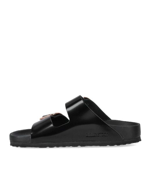 Birkenstock Black Arizona Big Buckle High Shine Sandal