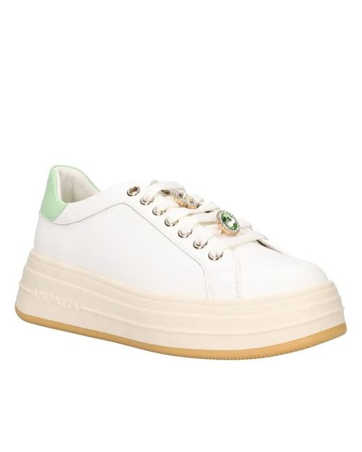 Apepazza White Lea Shoes