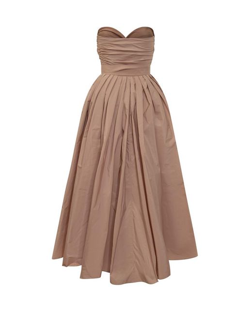 Pinko Brown Parrot Dress
