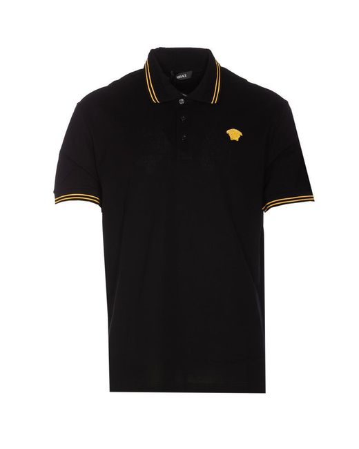 Versace Black T-shirts And Polos for men