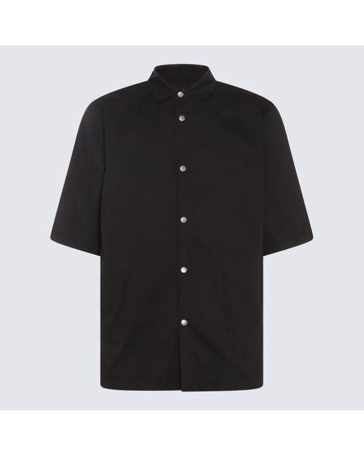 Thom Krom Black Cotton Shirt for men