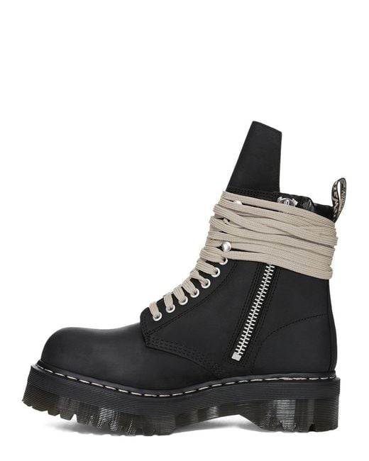 Dr. Martens Black "Quad Sole Steel Toe" Boot