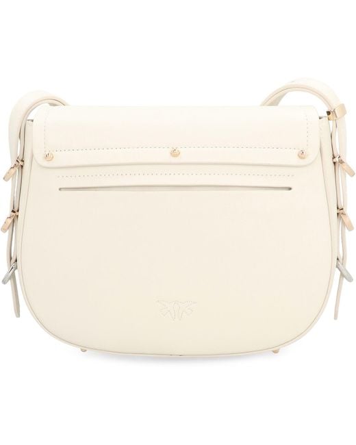Pinko Natural Leather Crossbody Bag